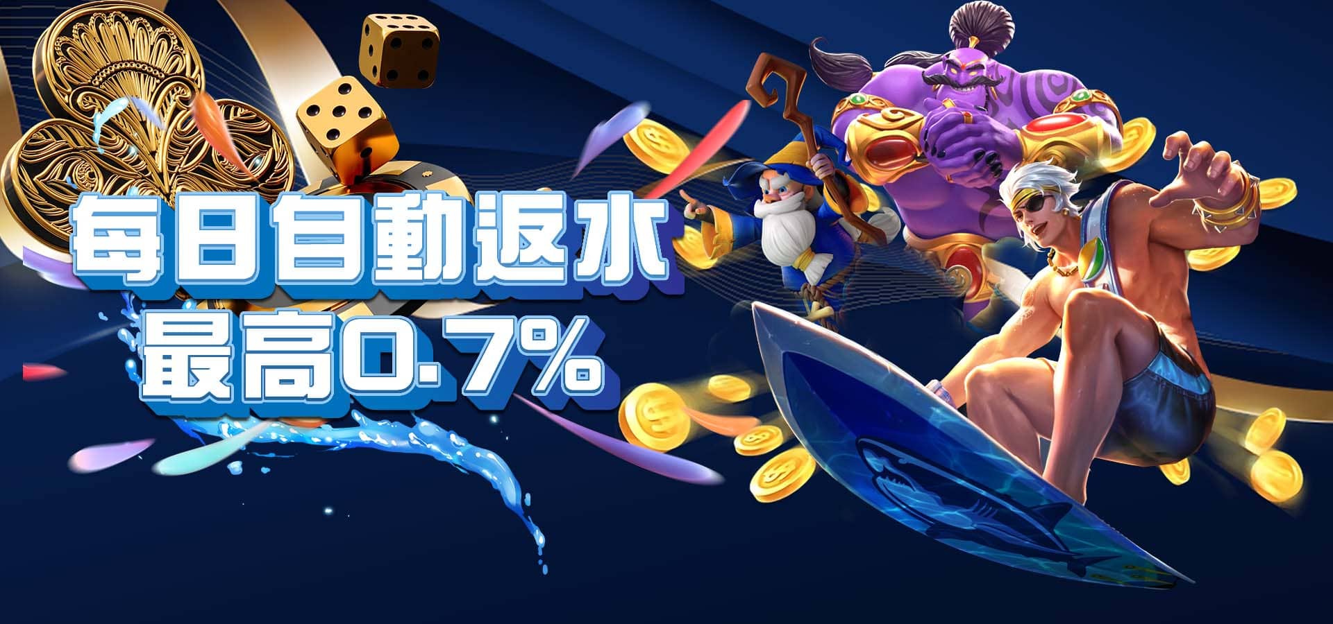 威樂娛樂城優惠活動-返水優惠